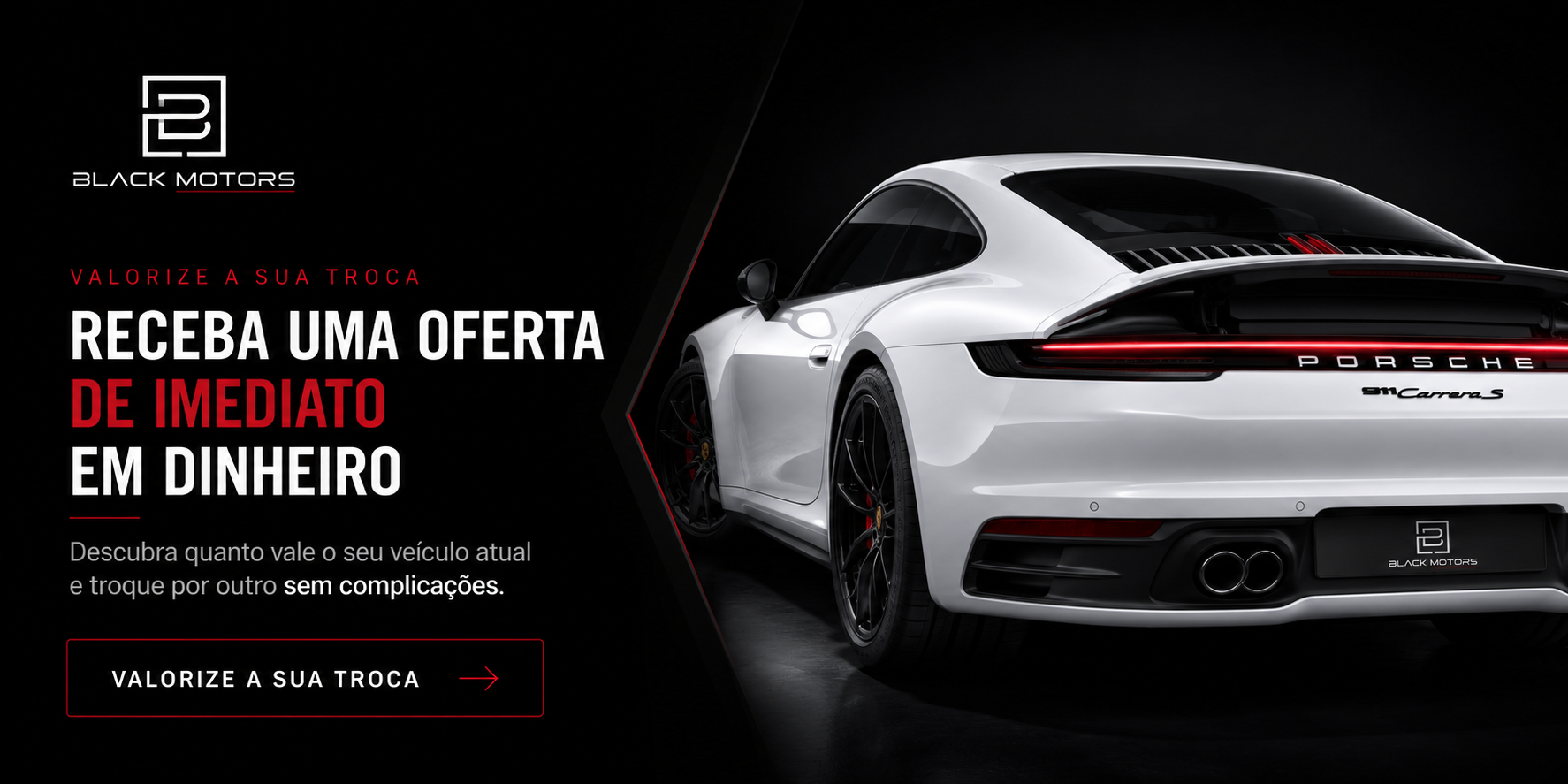 Valorize a sua troca — receba uma oferta de imediato em dinheiro